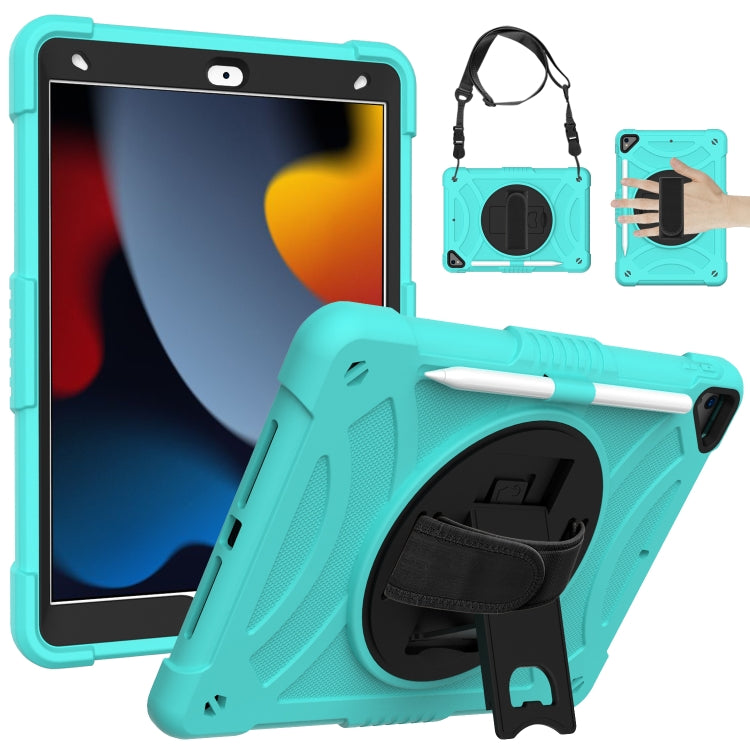 For iPad 10.2 2021 / 2020 / 2019 PC + Silicone Combination Tablet Case
