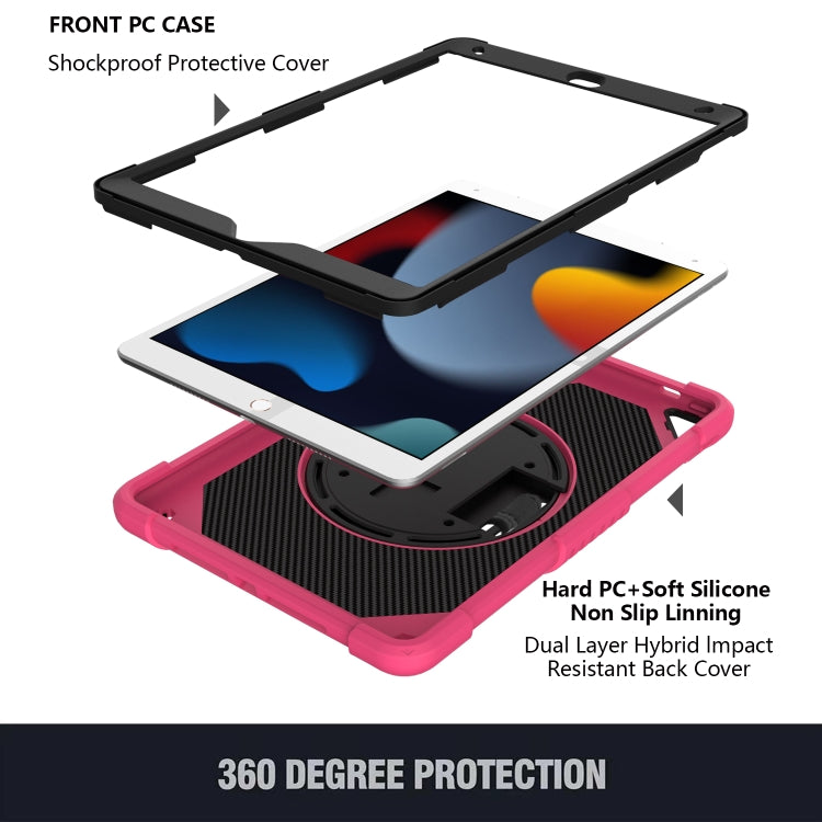 For iPad 10.2 2021 / 2020 / 2019 PC + Silicone Combination Tablet Case
