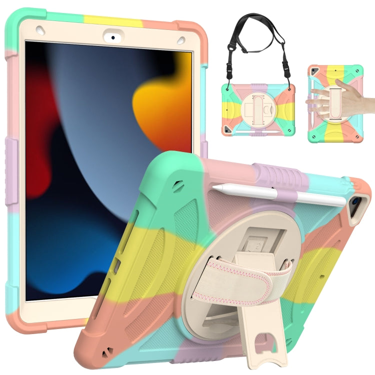 For iPad 10.2 2021 / 2020 / 2019 PC + Silicone Combination Tablet Case