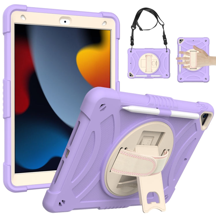 For iPad 10.2 2021 / 2020 / 2019 PC + Silicone Combination Tablet Case
