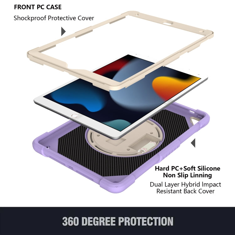 For iPad 10.2 2021 / 2020 / 2019 PC + Silicone Combination Tablet Case