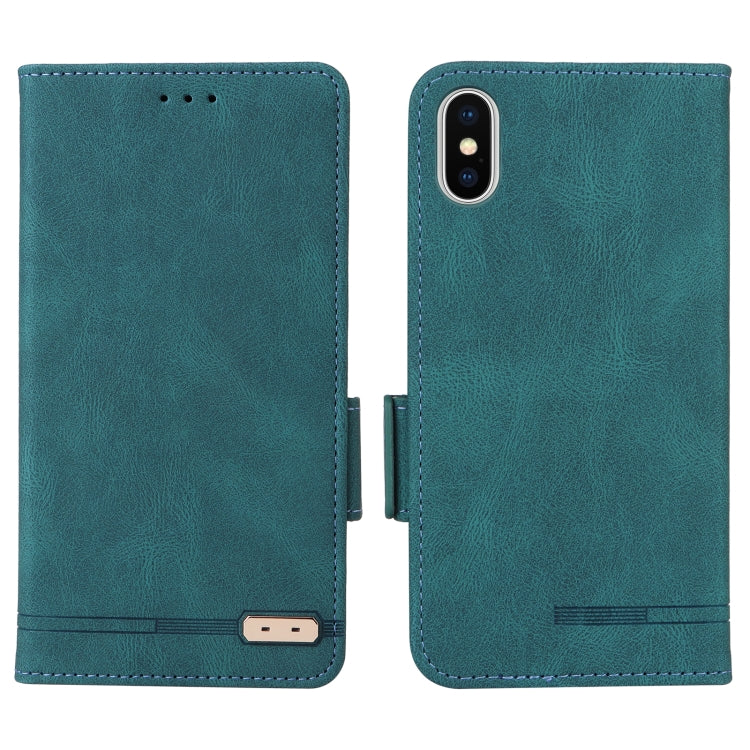 For iPhone X / XS Magnetic Clasp Leather Phone Case