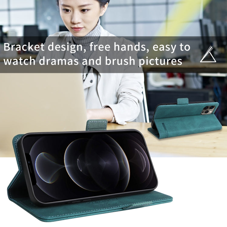 For iPhone X / XS Magnetic Clasp Leather Phone Case