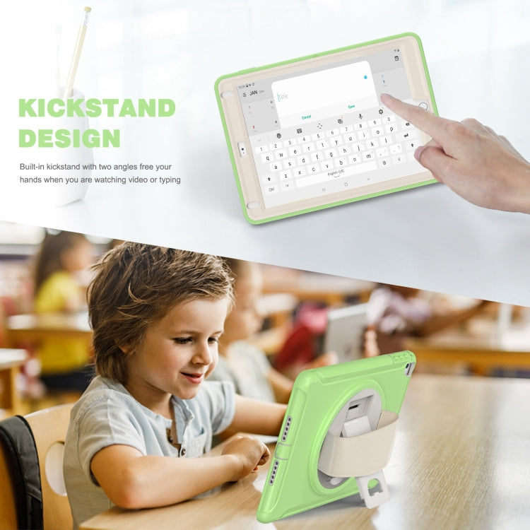 360 Degree Rotation PC + TPU Tablet Case For iPad 9.7 2018 / 2017