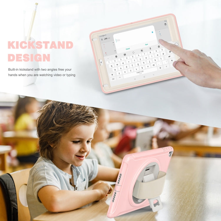 360 Degree Rotation PC + TPU Tablet Case For iPad 9.7 2018 / 2017