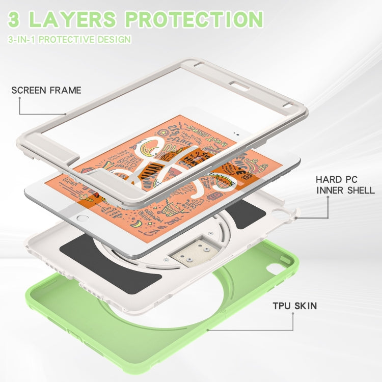 360 Degree Rotation PC + TPU Tablet Case For iPad mini 5 / 4