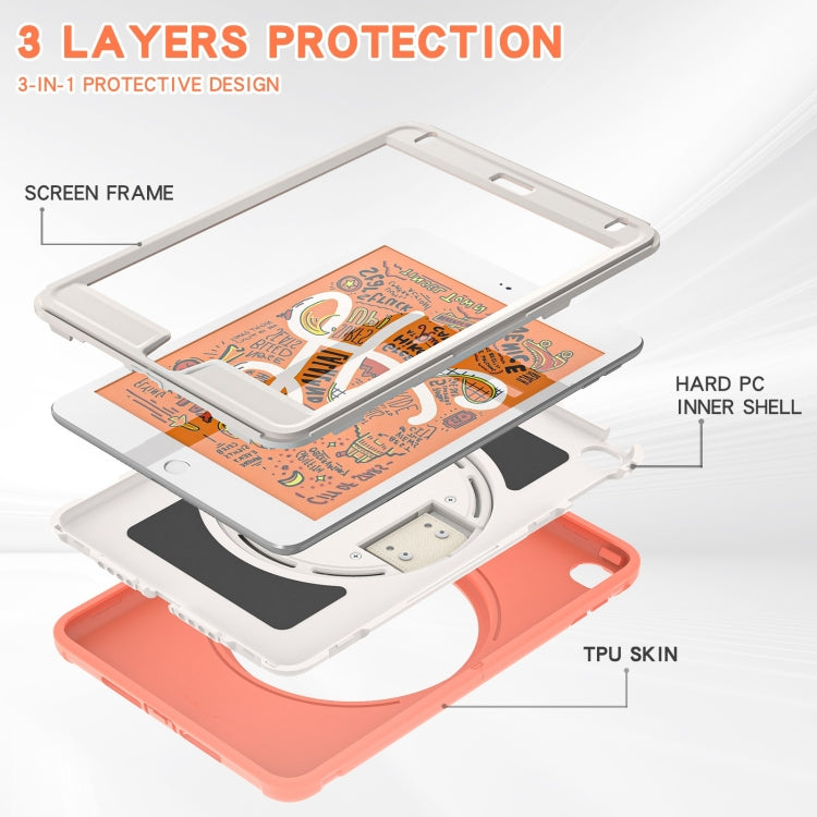 360 Degree Rotation PC + TPU Tablet Case For iPad mini 5 / 4