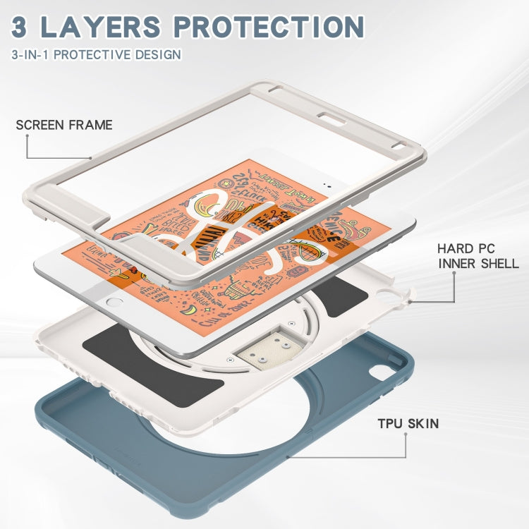 360 Degree Rotation PC + TPU Tablet Case For iPad mini 5 / 4