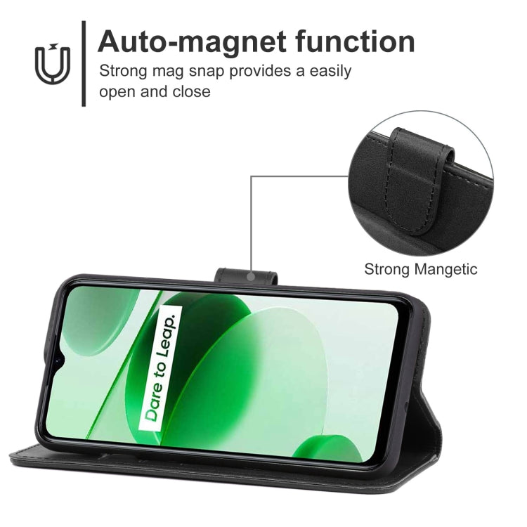 Leather Phone Case For OPPO Realme C35