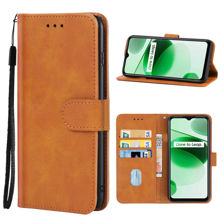 Leather Phone Case For OPPO Realme C35
