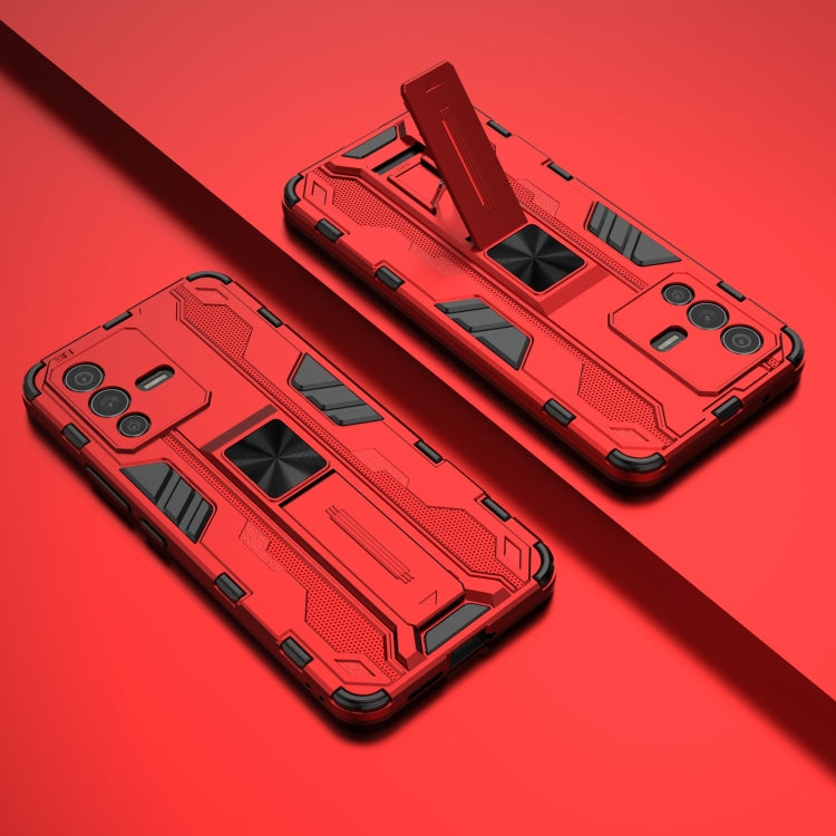 For vivo S12 Supersonic PC + TPU Shock-proof Phone Case with Holder