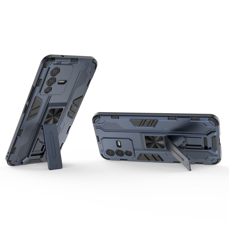 For vivo S12 Supersonic PC + TPU Shock-proof Phone Case with Holder