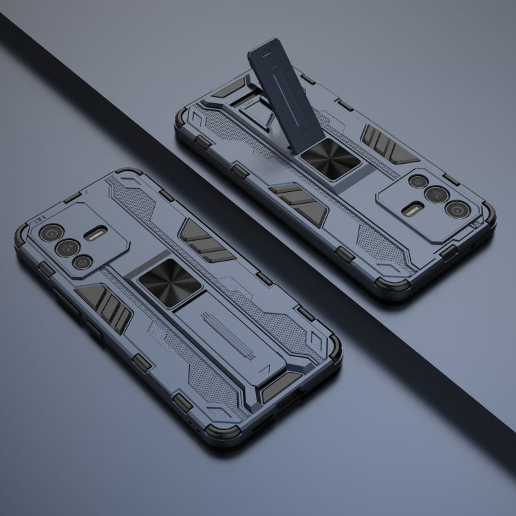 For vivo S12 Supersonic PC + TPU Shock-proof Phone Case with Holder