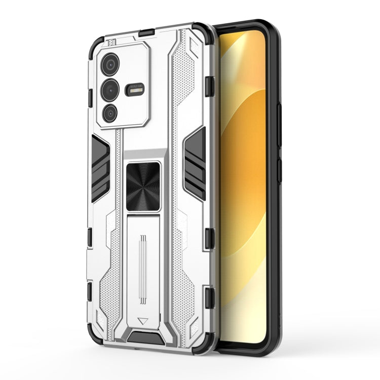 For vivo S12 Supersonic PC + TPU Shock-proof Phone Case with Holder