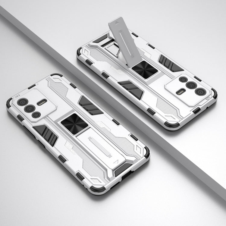 For vivo S12 Supersonic PC + TPU Shock-proof Phone Case with Holder