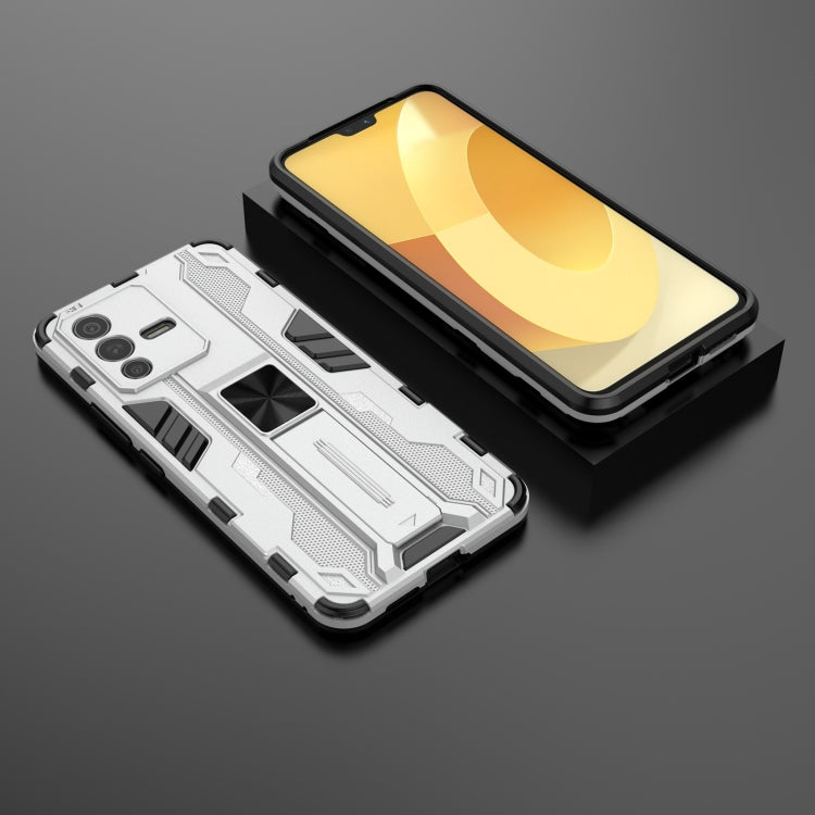 For vivo S12 Supersonic PC + TPU Shock-proof Phone Case with Holder