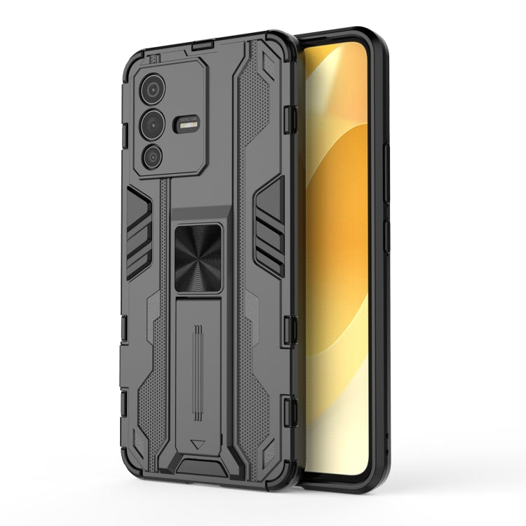 For vivo S12 Supersonic PC + TPU Shock-proof Phone Case with Holder