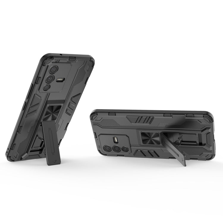 For vivo S12 Supersonic PC + TPU Shock-proof Phone Case with Holder