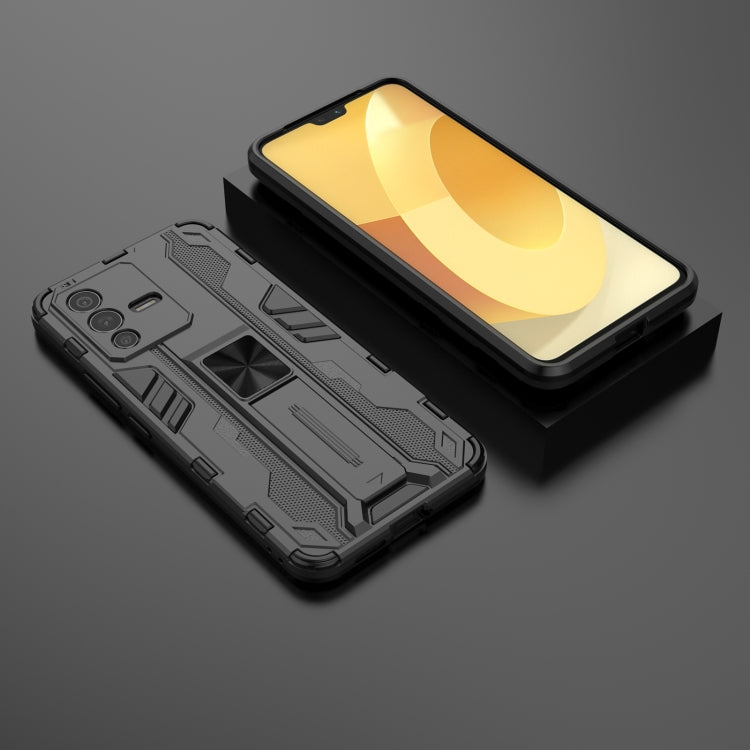 For vivo S12 Supersonic PC + TPU Shock-proof Phone Case with Holder