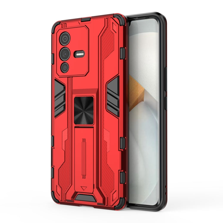 For vivo S12 Pro Supersonic PC + TPU Shock-proof Phone Case with Holder