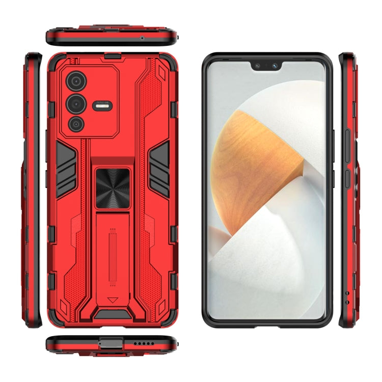 For vivo S12 Pro Supersonic PC + TPU Shock-proof Phone Case with Holder
