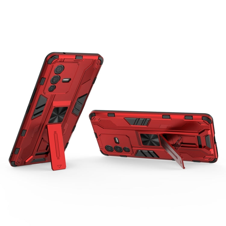 For vivo S12 Pro Supersonic PC + TPU Shock-proof Phone Case with Holder