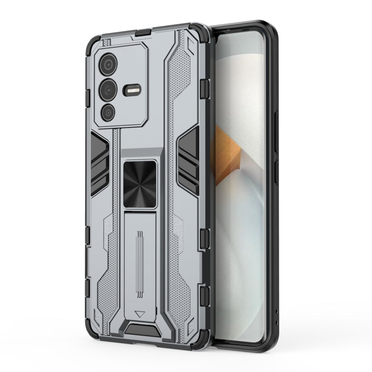 For vivo S12 Pro Supersonic PC + TPU Shock-proof Phone Case with Holder