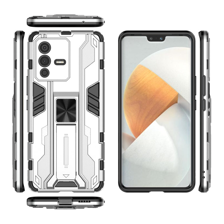 For vivo S12 Pro Supersonic PC + TPU Shock-proof Phone Case with Holder