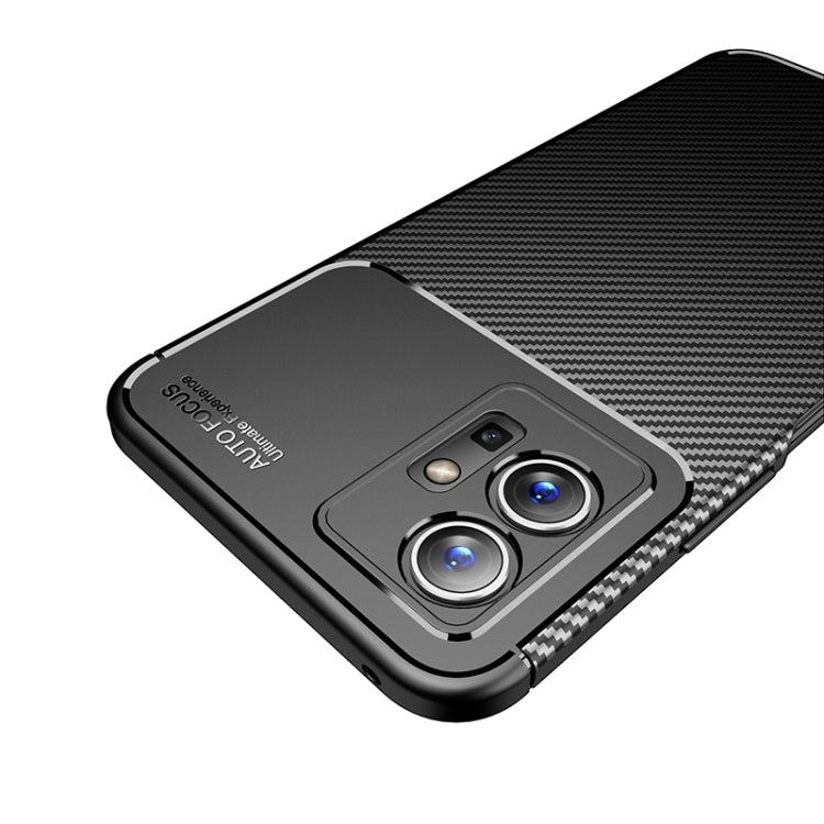 For vivo iQOO U5 / T1 India / Y75 5G / Y55 5G Taiwan Carbon Fiber Texture Shockproof TPU Phone Case