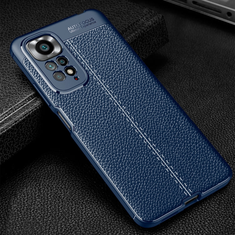 For Xiaomi Redmi Note 11 Global / Note 11S Litchi Texture Shockproof Phone TPU Case