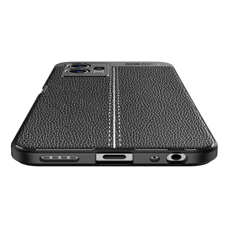 For vivo iQOO U5 / T1 India / Y75 5G Litchi Texture Shockproof Phone TPU Case