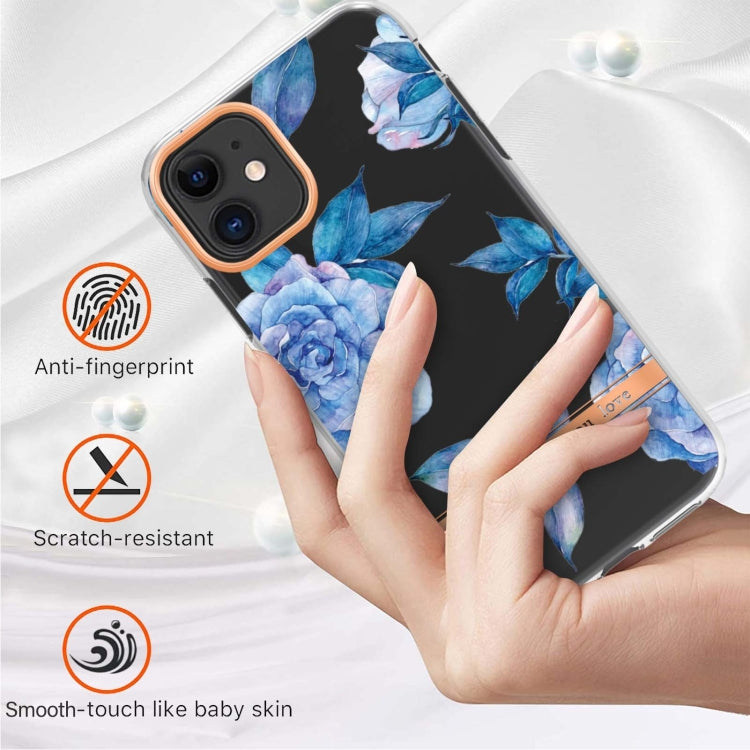 For iPhone 11 Flowers and Plants Series IMD TPU Phone Case