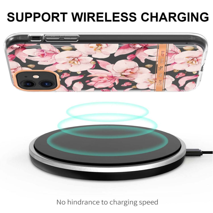 For iPhone 11 Flowers and Plants Series IMD TPU Phone Case