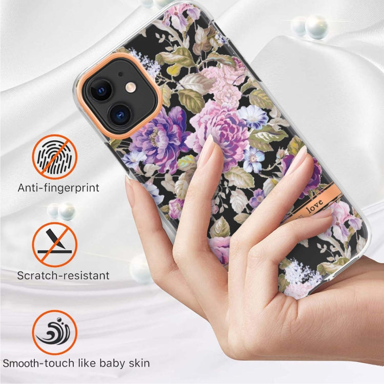 For iPhone 11 Flowers and Plants Series IMD TPU Phone Case