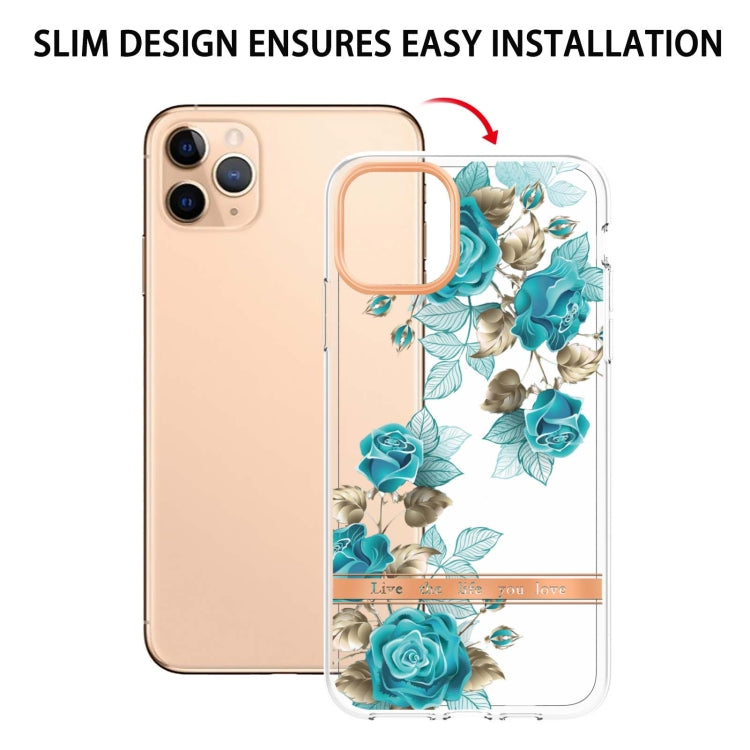 For iPhone 11 Pro Max Flowers and Plants Series IMD TPU Phone Case