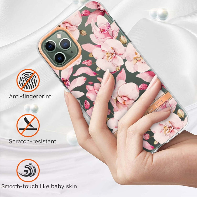 For iPhone 11 Pro Max Flowers and Plants Series IMD TPU Phone Case