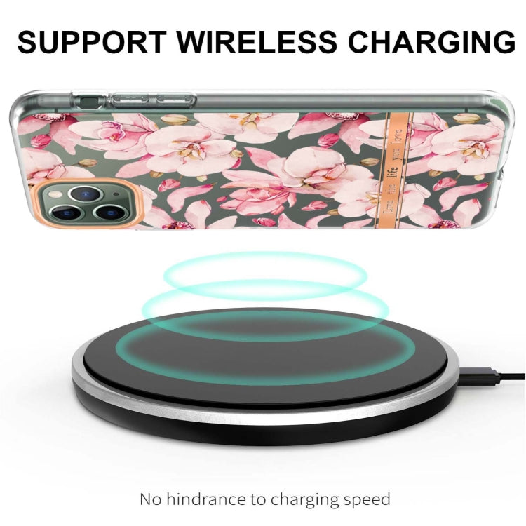 For iPhone 11 Pro Max Flowers and Plants Series IMD TPU Phone Case