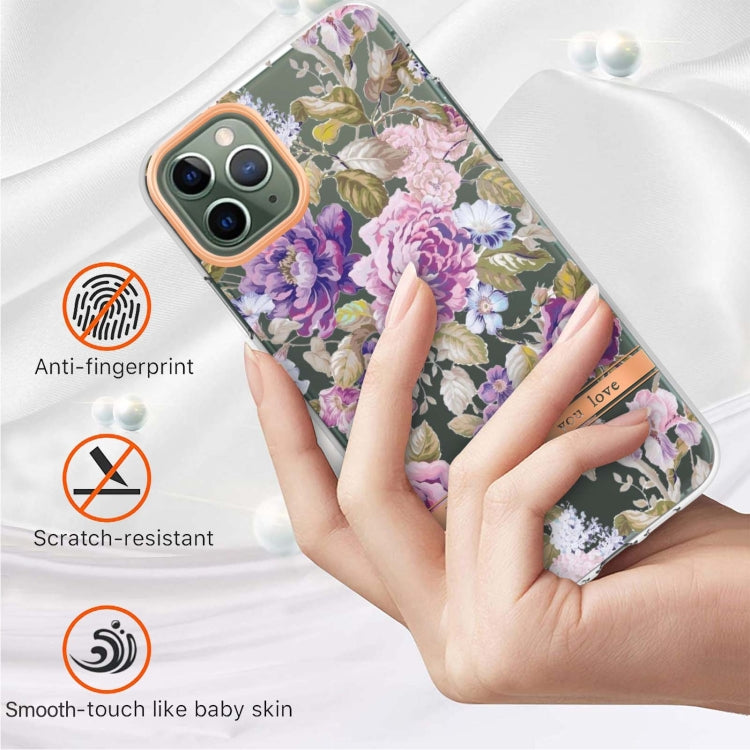 For iPhone 11 Pro Max Flowers and Plants Series IMD TPU Phone Case