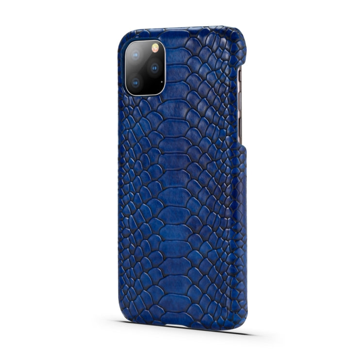 For iPhone 11 Snakeskin Texture PC + PU Case