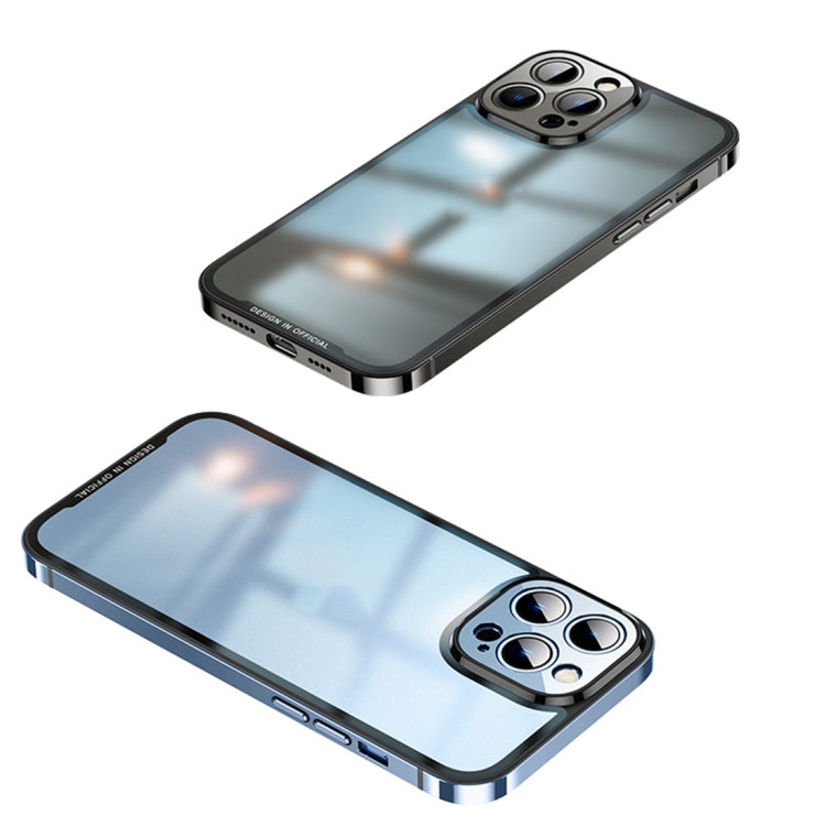 For iPhone 13 Pro Max HD Transparent Glass Phone Case