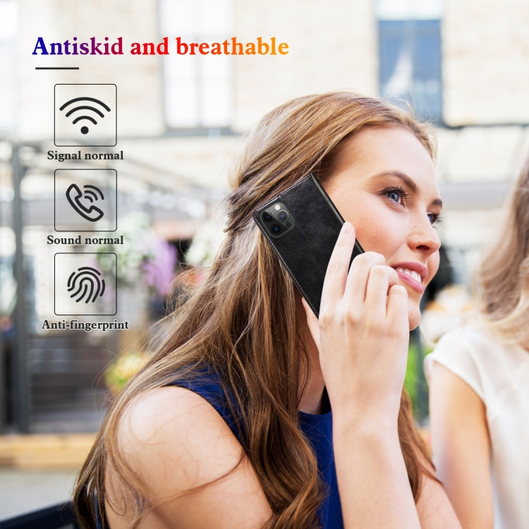 For Xiaomi Redmi Note 11S / Note 11 Foreign Version Oil Wax Crazy Horse Texture Leather Phone Case