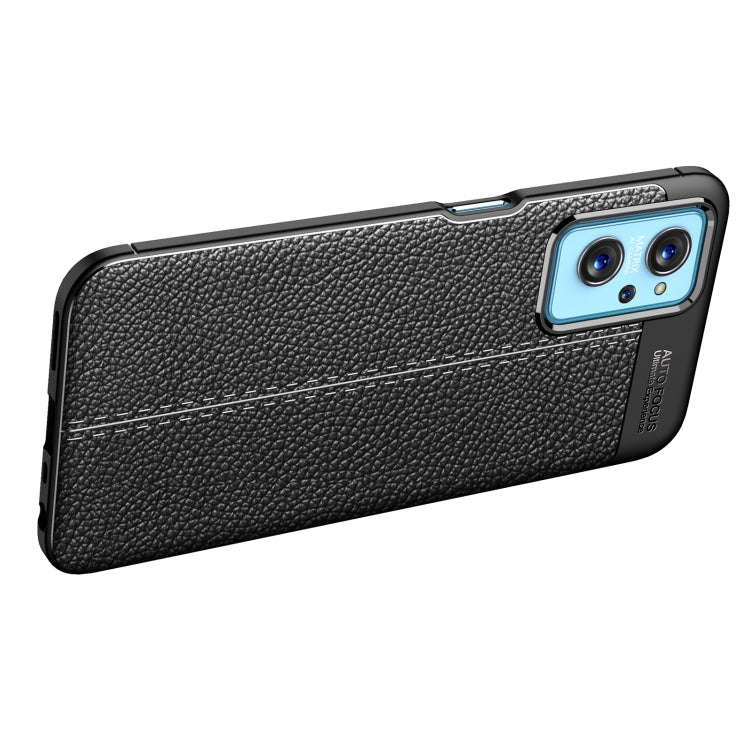 For OPPO Realme 9i / A96 4G / A76 Foreign Litchi Texture TPU Shockproof Phone Case