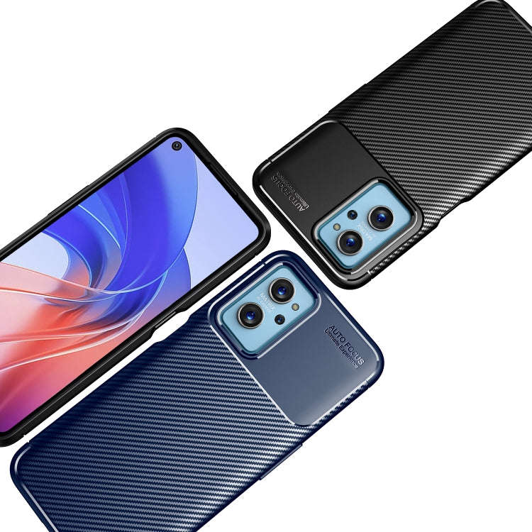 For OPPO Realme 9i / A36 Carbon Fiber Texture TPU Phone Case