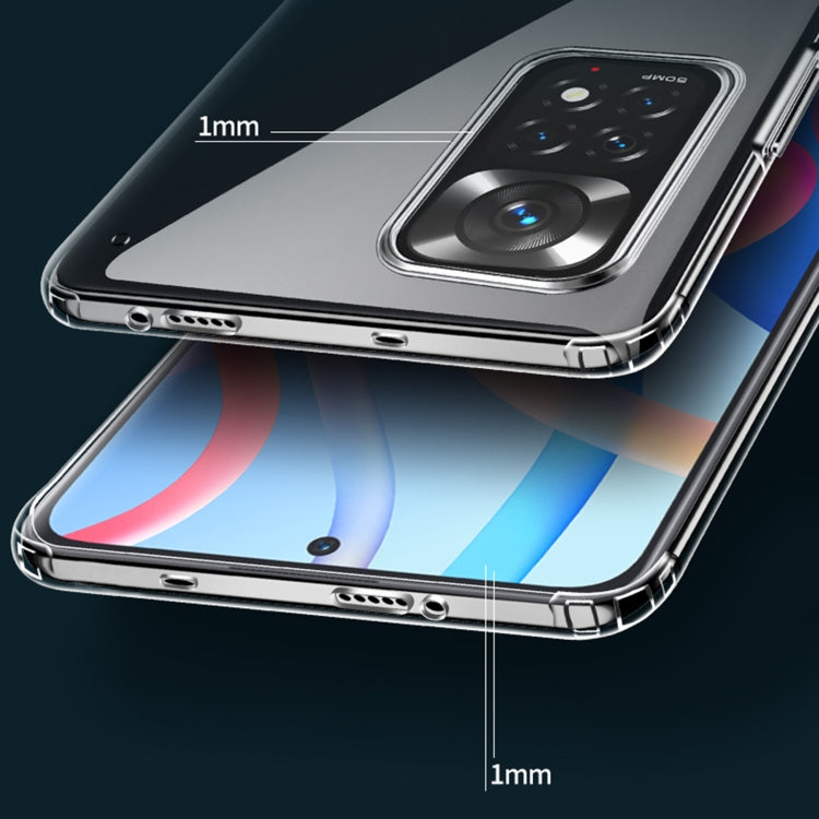 For Xiaomi Redmi Note 11 Foreign Version Ice Crystal PC + TPU Phone Case