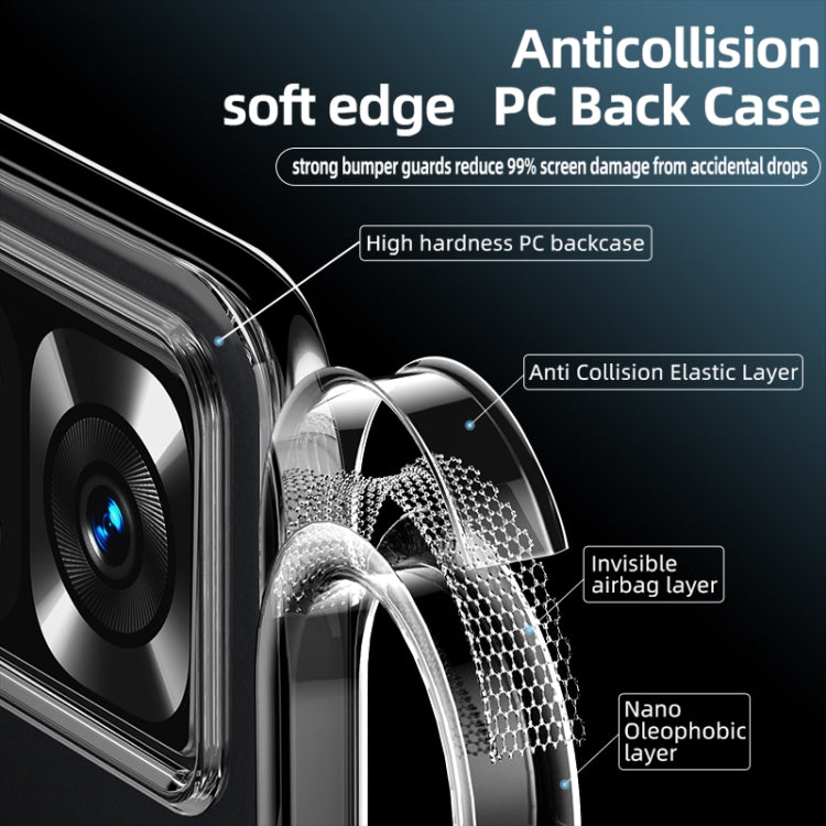 For Xiaomi Redmi Note 11 Foreign Version Ice Crystal PC + TPU Phone Case