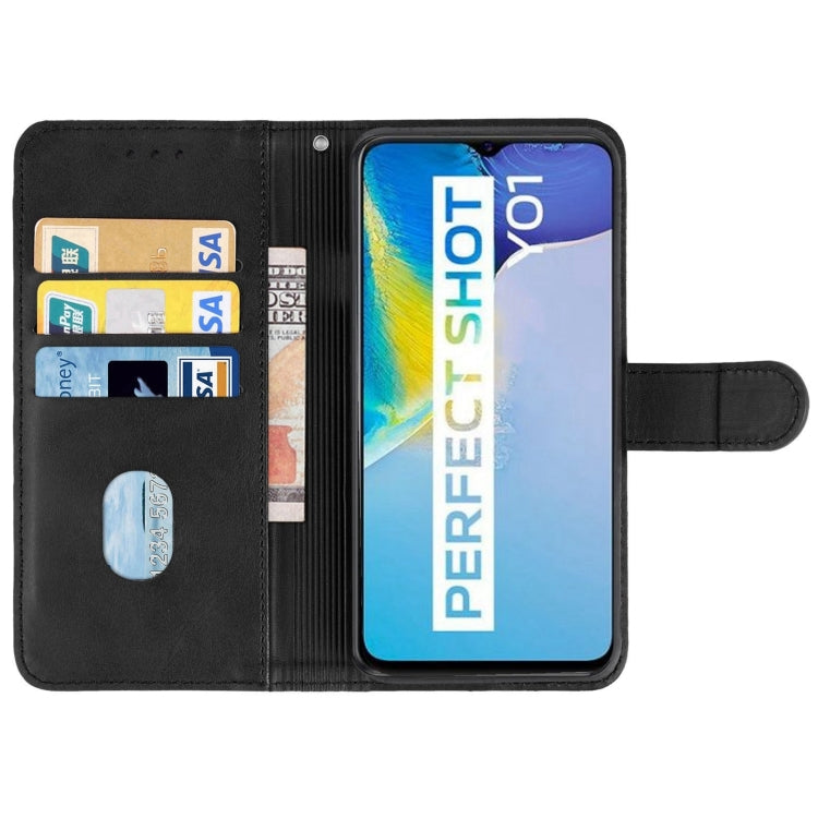Leather Phone Case For vivo Y01