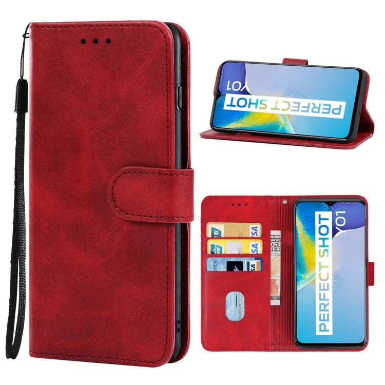Leather Phone Case For vivo Y01