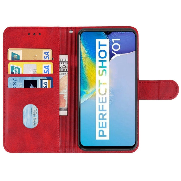 Leather Phone Case For vivo Y01