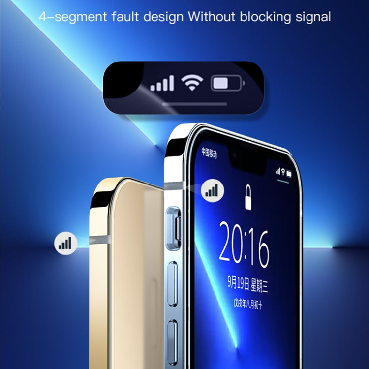 For iPhone 12 Pro Stainless Steel Frame + PC Phone Case