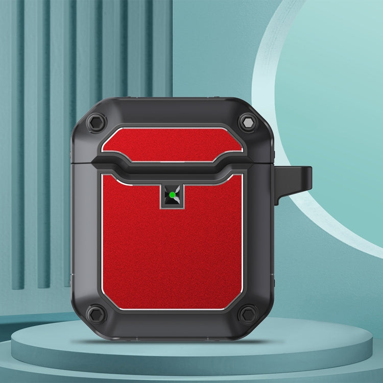 Mecha Hardware TPU Earphone Protective Case with Hook For AirPods 2 / 1